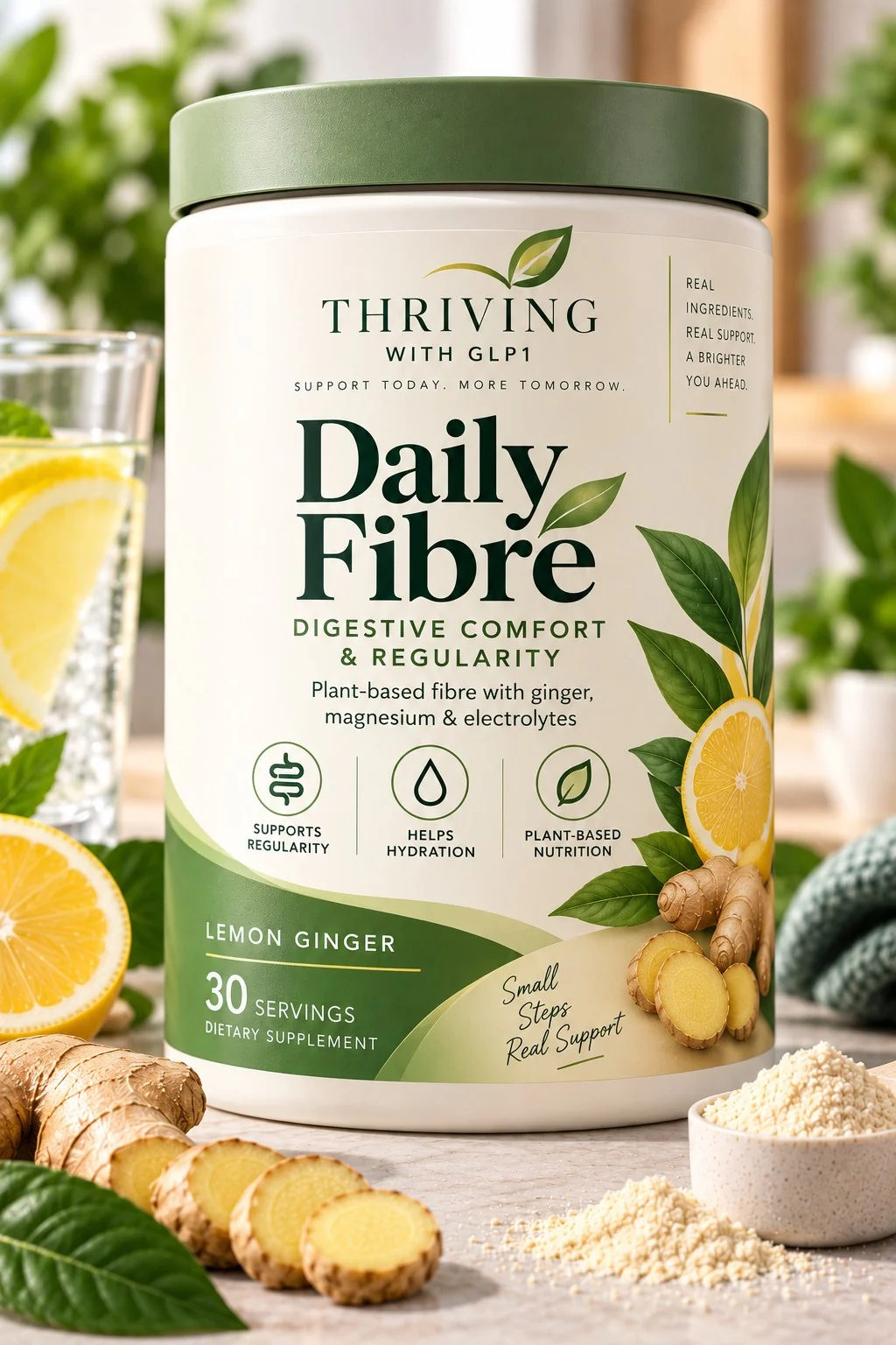 Daily Fibre Lemon Ginger practical fibre support product