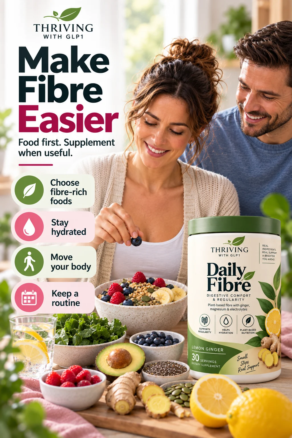 Practical ways to make fibre easier while taking GLP-1 medication
